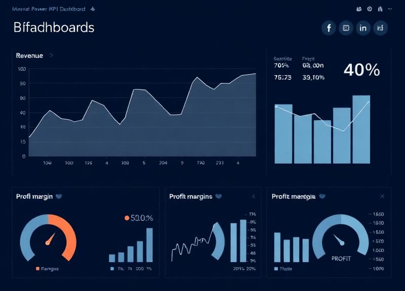 Financial KPI Report dashboard screenshot